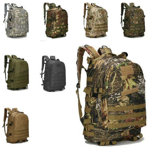40L 3D Tactical Backpack - 8 colours available