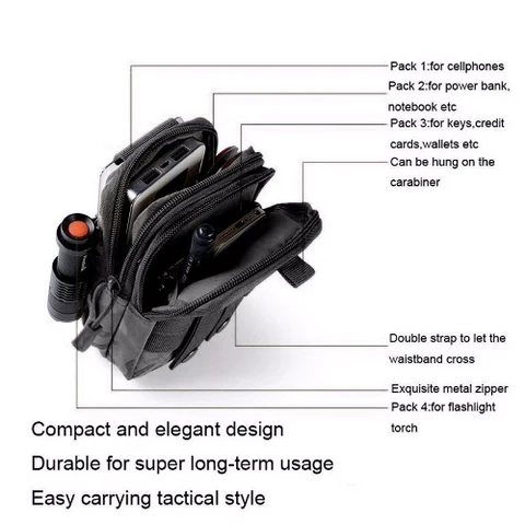 Tactical Pouch - 7 colours available
